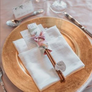 Chopstick covers for wedding favor